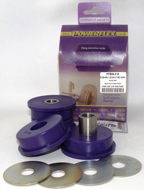 Powerflex Posteriore Boccola Differenziale Posteriore Subaru Legacy BE, BH (1998 - 2003) - PF-R69416-2 - PFR69-416 - 5055676508621