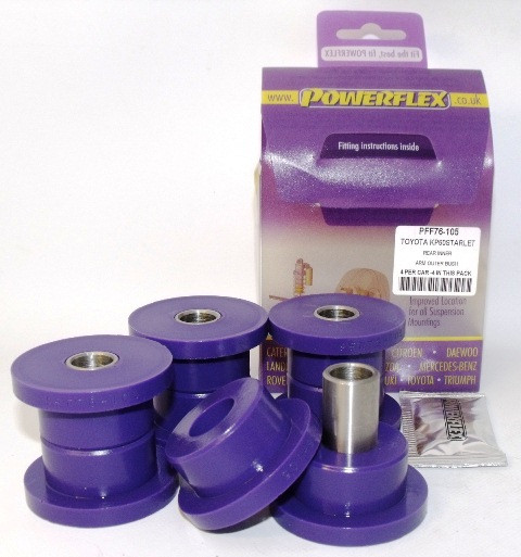 Silent-Bloc Powerflex Verbindung Innen Hinten Bar Toyota Starlet KP60 RWD - PF-R76105-4 - PFR76-105 - 5055676509000