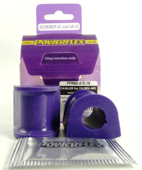 Silent-Bloc Powerflex Stabilisator hinten (innen) 18mm Opel Calibra (1989-1997) - PF-R8041518-2 - PFR80-415-18 - 5055676509888
