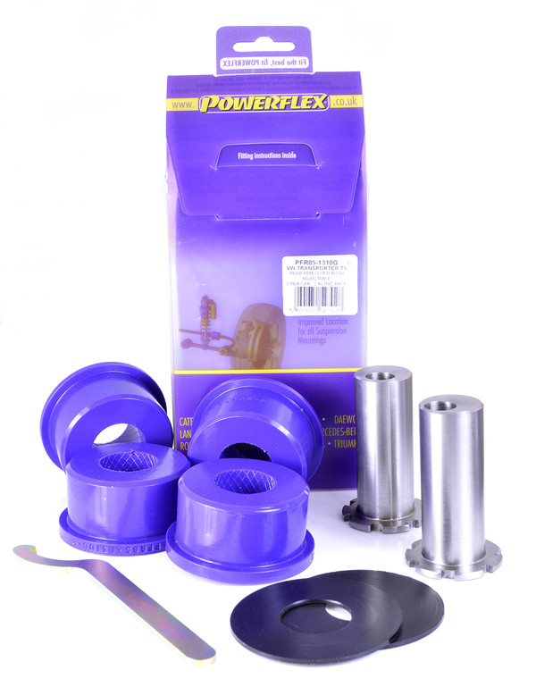 Powerflex bushes for Rear Arm Outer Bush, Adjustable Volkswagen T5 Transporter inc. 4Motion (2003-2015) - PF-R851310G-2 - PFR85-1310G - 5055676527028