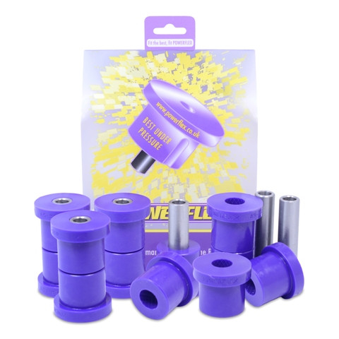 Powerflex bushes for Rear Leaf Spring Bush Volkswagen Caddy Mk1 Typ 14 (1985-1996) - PF-R85310-6 - PFR85-310 - 5055676535993