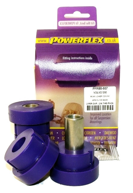 Powerflex Boccola Esteriore Braccio Centrale Inferiore Posteriore Volvo S60 (2001-2009), V70-Mk2, S80-Mk1 (2000-2007) - PF-R88607-2 - PFR88-607 - 5055676511362