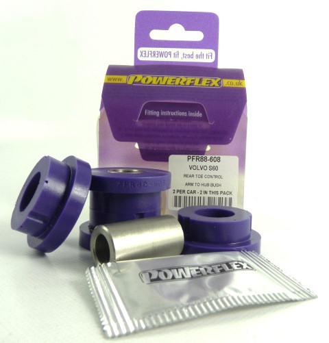 Silent-Bloc Powerflex Bras Arrière sur Train Volvo S60 (2001-2009), V70-Mk2, S80-Mk1 (2000-2007) - PF-R88608-2 - PFR88-608 - 5055676511379