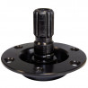 Bratex Ribbed Foldable Steering Wheel Hub 6 Holes Screw-in