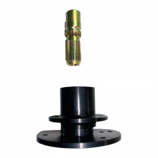 Ribbed 3 / 6 Holes Steering Wheel Hub Weld-in