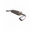 Auspuff Inoxcar DUPLEX 1X120X80 Schrägstrich AUDI TT TYPE 8J 2.0 TFSI 200PS nach 2006