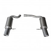 Echappement Inoxcar Silencieux Arrière 1X100 X-RACE droit+gauche AUDI Q5 3.0 TDI 239cv 2009