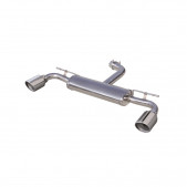 Scarico Inoxcar posteriore silenziato 1X100 X-RACE destra+sinistra VOLKSWAGEN GOLF 7 2.0 GTi 220CV dopo 2013