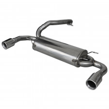 Scarico Inoxcar Silenziatore Terminale 1X102 destra+sinistra MAZDA 3 2.3 TURBO DI 16V MPS (260CV) dopo il 2010