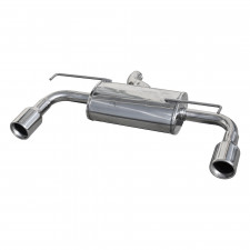 Inoxcar Exhaust Rear Silencer 1X102 right+left VOLKSWAGEN GOLF 4 R 32 4MOTION (240HP) 2001-2004