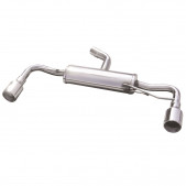 Scarico Inoxcar Silenziatore Terminale 1X102 destra+sinistra VOLKSWAGEN MAGGIOLINO 2.0 TFSI (200CV) dopo il 2012 diam 65