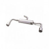 Scarico Inoxcar Silenziatore Terminale 1X102 destra+sinistra VOLKSWAGEN MAGGIOLINO 2.0 TFSI (200CV) dopo il 2012 diam 65