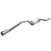 Inoxcar Exhaust Rear Silencer 1X102 FORD FOCUS 1st  serie 1.8 TDCi (100HP) 1999-2004 diam 55