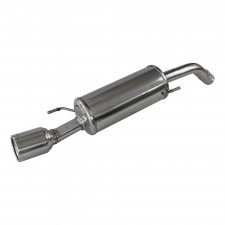 Scarico Inoxcar Silenziatore Terminale 1X102 OPEL ADAM 1.4 S TURBO (150cv) dopo il 2015 diam 54