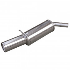 Inoxcar Exhaust Rear Silencer 1X102 OPEL CORSA A 1.6 16V GSI (100HP) before 1993 diam 45