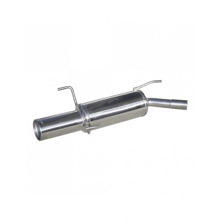 Auspuff Inoxcar Endschalldämpfer hinten 1X102 OPEL CORSA C 1.2 16V 75CV 2000-2003 diam 45
