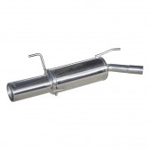 Auspuff Inoxcar Endschalldämpfer hinten 1X102 OPEL CORSA C 1.2 16V 75CV 2000-2003 diam 45