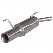 Scarico Inoxcar Silenziatore Terminale 1X102 OPEL CORSA C 1.4 16V (90CV) 2000-2003 diam 45