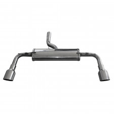 Scarico Inoxcar Silenziatore Terminale 1X102 RACING D+S MINI COUNTRYMAN 1.6 S COOPER (184CV) dopo il 2010  / ALL4 (R60)