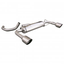 Scarico Inoxcar Silenziatore Terminale 1X102 RACING destra+sinistra ABARTH 695 TRIBUTO FERRARI (180CV) dopo il 2009  diam 48