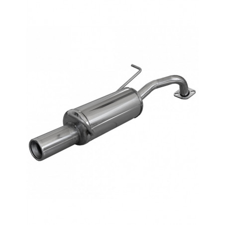 Scarico Inoxcar Silenziatore Terminale 1X102 TOYOTA YARIS 1.0 (69cv) dopo il 2011