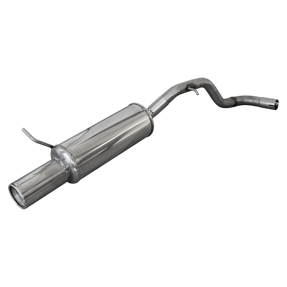 Scarico Inoxcar Silenziatore Terminale 1X102 VOLKSWAGEN GOLF 4 1.9 TDI (110CV) 1997-2002 diam 55 - IC-WGO27102 - WGO.27.102 - 3661768367988