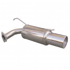 Scarico Inoxcar Silenziatore Terminale 1X120 MEGA MITSUBISHI LANCER EVO VIII (265CV) 2004-2005 diam 63