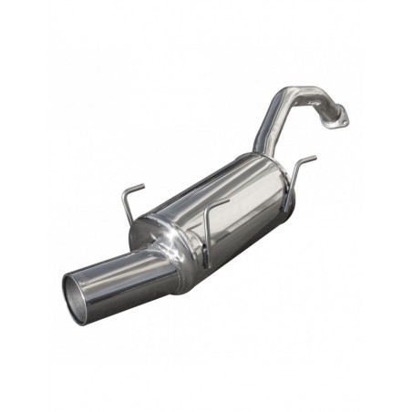 Scarico Inoxcar Silenziatore Terminale 1X120 MEGA TOYOTA CELICA GT FOUR 4WD TURBO ST205 dopo il 1994