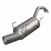 Scarico Inoxcar Silenziatore Terminale 1X120 MEGA TOYOTA CELICA GT FOUR 4WD TURBO ST205 dopo il 1994