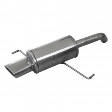 Auspuff Inoxcar Endschalldämpfer hinten 1X120X80 ALFA ROMEO 147 1.6 TS 105PS nach 2001 diam 48