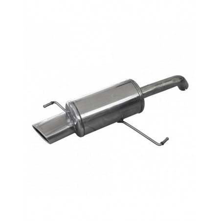 Auspuff Inoxcar Endschalldämpfer hinten 1X120X80 ALFA ROMEO 147 1.6 TS 105PS nach 2001 diam 48
