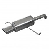 Auspuff Inoxcar Endschalldämpfer hinten 1X120X80 ALFA ROMEO 147 1.6 TS 105PS nach 2001 diam 48