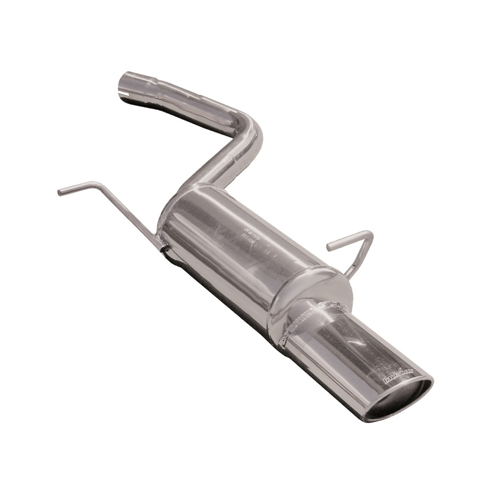 Echappement Inoxcar Silencieux Arrière 1X120X80 AUDI A4 Type 8E 2ème serie 1.9 TDI 101CV après 2001 - IC-AUA407120 - AUA4.07.120 - 3661768110690