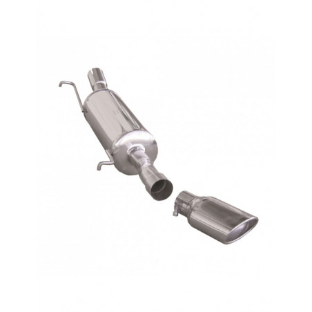 Auspuff Inoxcar Endschalldämpfer hinten 1X120X80 AUDI A4 Typ B5 1.8 125PS 1994-2000