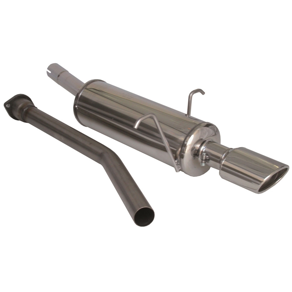 Auspuff Inoxcar Endschalldämpfer hinten 1X120X80 BMW E36 323i 24V 170CV nach 1992 - IC-BME3606120 - BME36.06.120 - 3661768112267