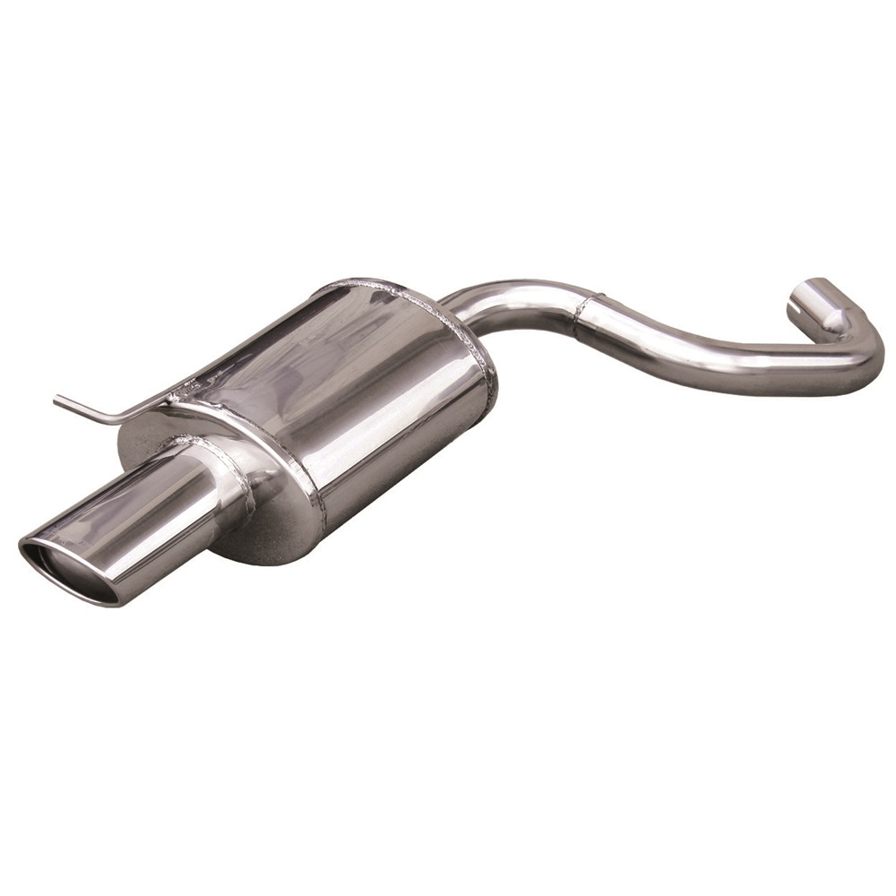 Auspuff Inoxcar Endschalldämpfer hinten 1X120X80 BMW E91 serie 3 TOURING 320D 177PS nach 2005 - IC-OVBM17120 - OVBM.17.120 - 3661768308646