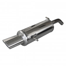 Inoxcar Exhaust Rear Silencer 1X120X80 CITROEN C2 1.1 (60HP) after 2003 diam 40