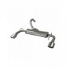Inoxcar Stainless Rear Exhaust Fiat 500 Abarth 120x80mm