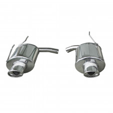 Auspuff Inoxcar Endschalldämpfer Hinten 1X120X80 rechts+links HONDA S2003 2.0 240PS nach 1999
