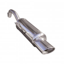 Scarico Inoxcar Silenziatore Terminale 1X120X80 FIAT PUNTO (Tipo 188) 1.2 16V SPORTING (80CV) 1999-2003 diam 42