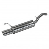 Auspuff Inoxcar Endschalldämpfer hinten 1X120X80 FIAT STILO 1.9 MJT 120cv nach 2007 diam 52