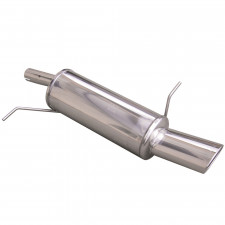 Inoxcar Exhaust Rear Silencer 1X120X80 FORD FIESTA 6° serie (‘08) 1.4 16V (96HP) after 2008 diam 42
