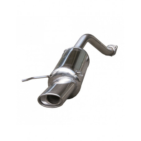 Auspuff Inoxcar Endschalldämpfer hinten 1X120X80 MG ZR 105 103CV 2001-2005