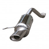 Auspuff Inoxcar Endschalldämpfer hinten 1X120X80 MG ZR 105 103CV 2001-2005