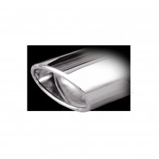Echappement Inoxcar Silencieux Arrière 1X120X80 Oblique BMW X3 XDRIVE 2.0D 184CV après 2011 diam 65