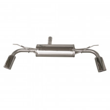 Inoxcar Exhaust Rear Silencer 1X120X80 Oblique right+left AUDI Q7 3.0 TDI V6 (233HP) after 2006