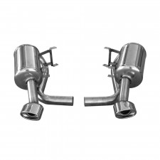 Auspuff Inoxcar Endschalldämpfer hinten 1X120X80 Oblique rechts+links PORSCHE 911 serie 996 GT3 RS 381CV 2003-2004