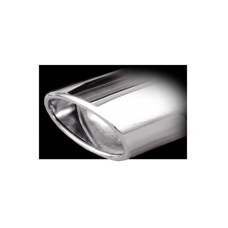 Scarico Inoxcar Silenziatore Terminale 1X120X80 Obliquo FIAT Bravo (Tipo 198) 2.0 MJT SPORT (165CV) dopo il 2010 diam 52 - IC-FIBR08SB - FIBR.08.SB - 3661768113288