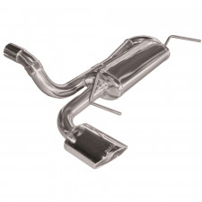 Scarico Inoxcar Silenziatore Terminale 1X120X80 Obliquo OPEL ASTRA J 1.6 TURBO S (180CV) dopo il 2010