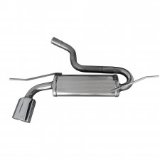 Inoxcar Exhaust Rear Silencer 1X120X80 Oblique SEAT LEON II (Type 1P) 1.4 Tsi (125HP) after 2010